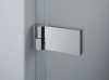 Ronal Sanswiss wejście narożne dwuczęściowe 75-120x0-200 cm, szkło Master Carré, profile chrom PUE2GSM21030